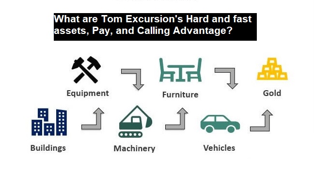 What are Tom Excursion's Hard and fast assets, Pay, and Calling Advantage?