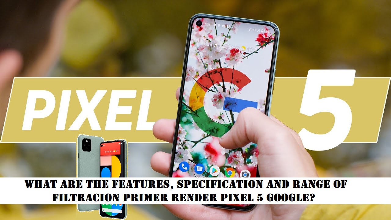 What are the features, specification and range of filtracion primer render pixel 5 google?