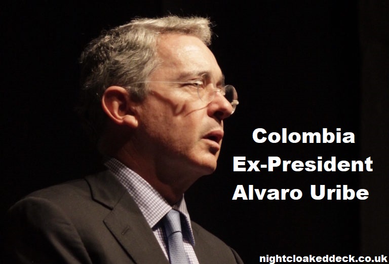 Colombia Ex-President Alvaro Uribe Charged with Witness Tampering