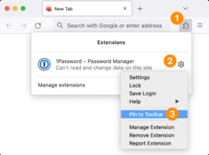 1password chrome