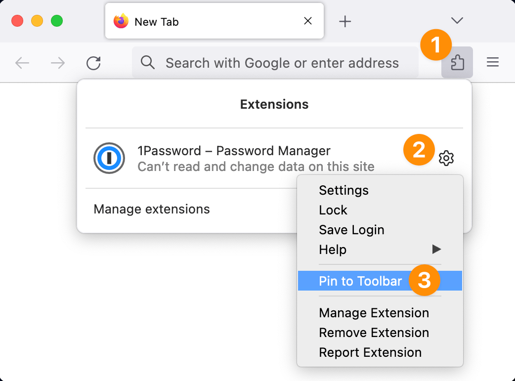 1password chrome