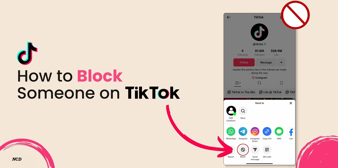 how to block someone on tiktok​