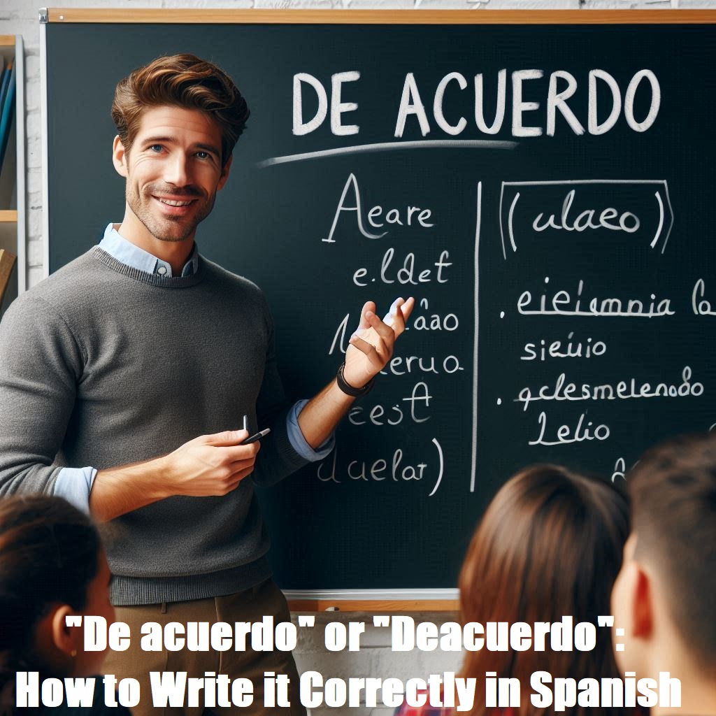 “De acuerdo” or “Deacuerdo”: How to Write it Correctly in Spanish