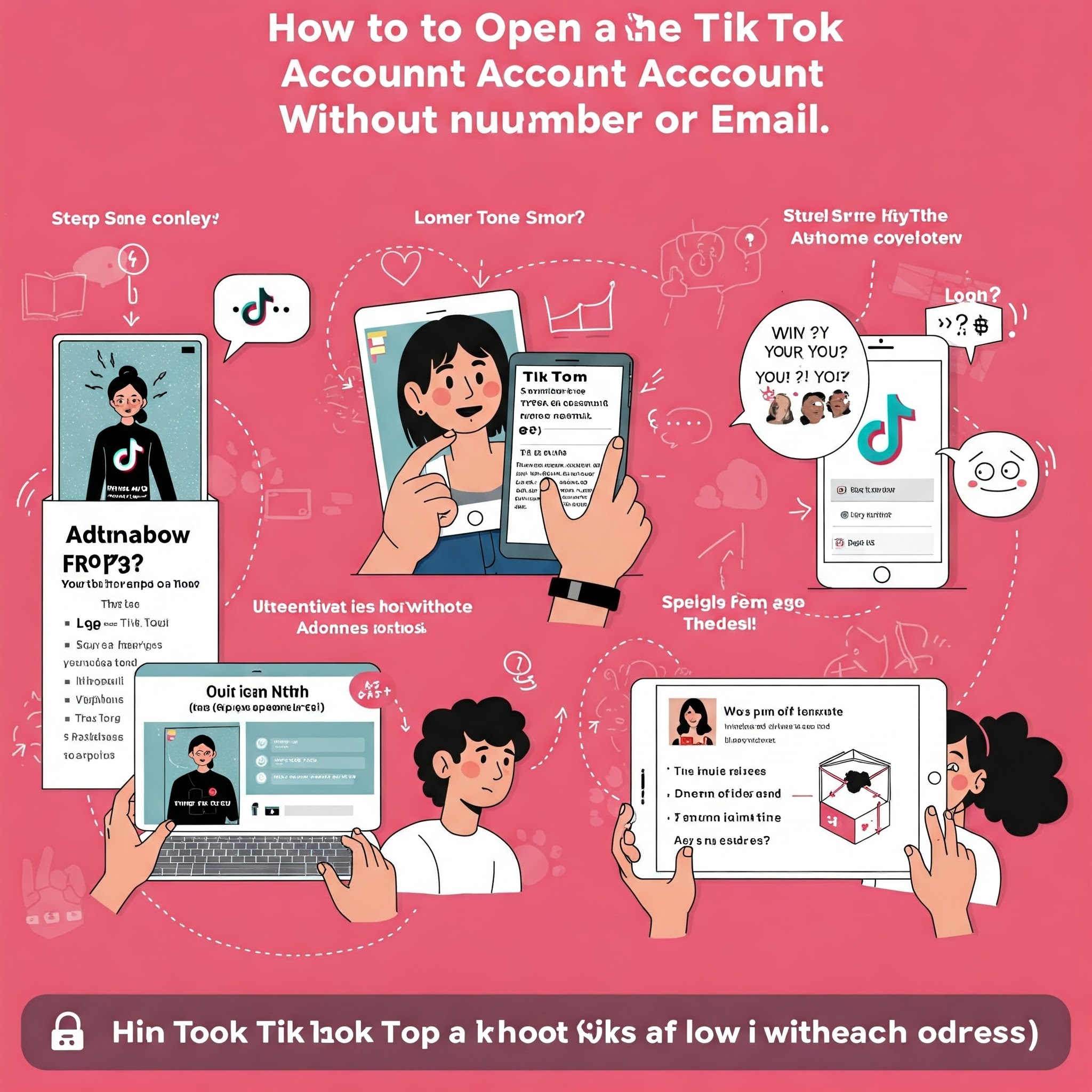 How to Open a TikTok Account Without a Phone Number or Email