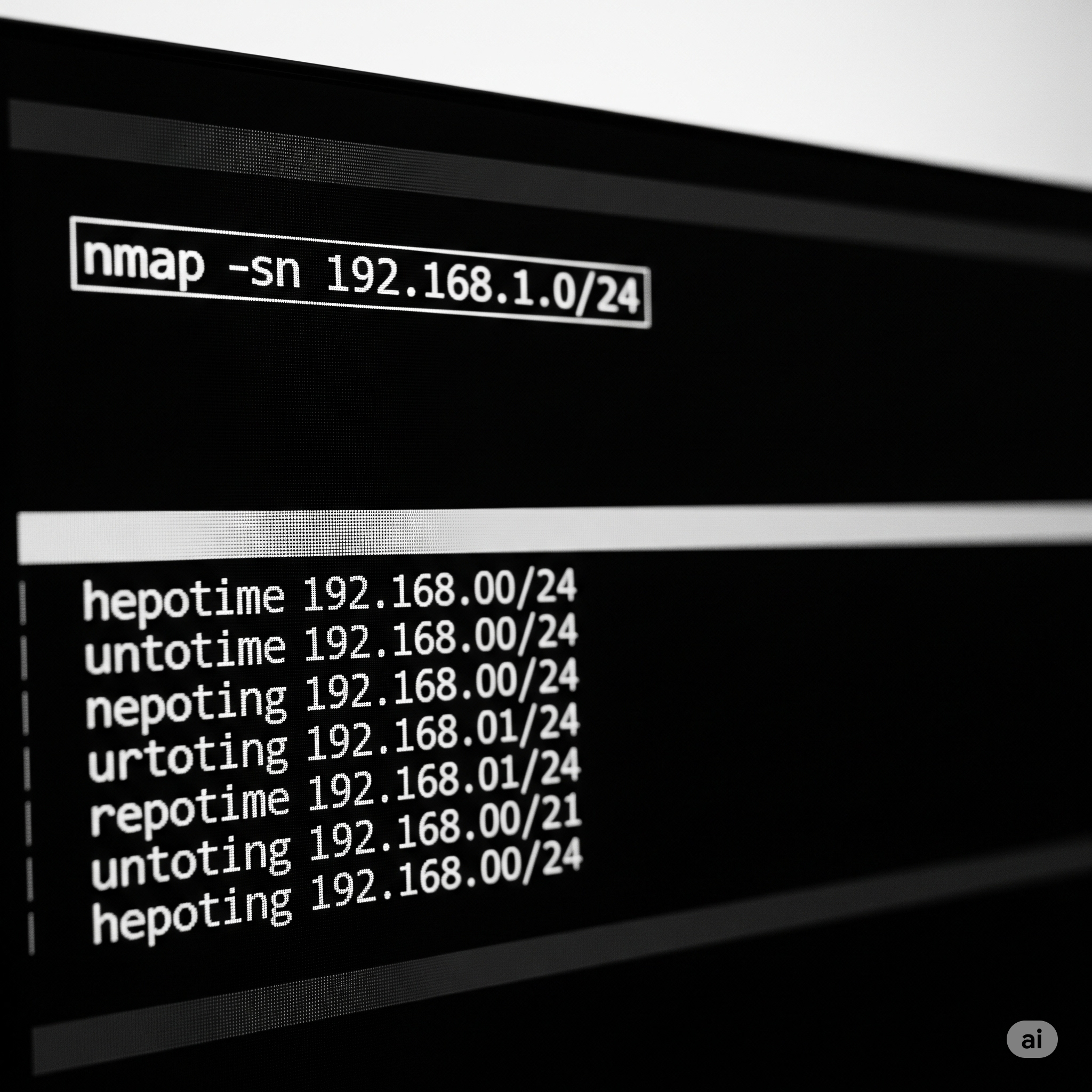 nmap -sn 192.168.1.0/24