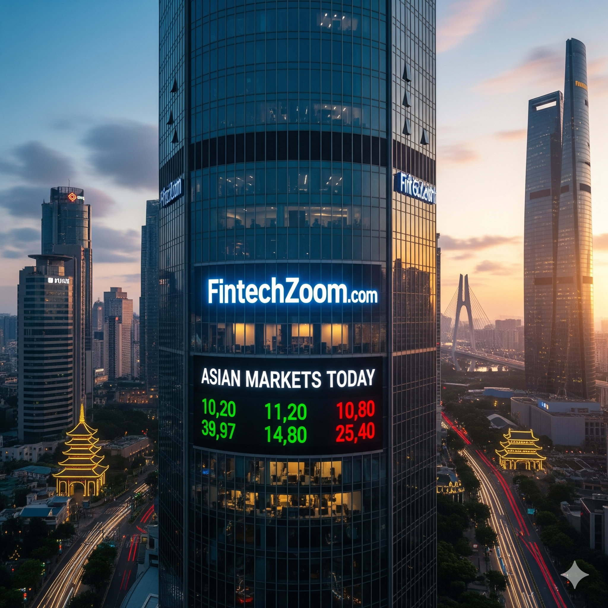 fintechzoom.com asian markets today