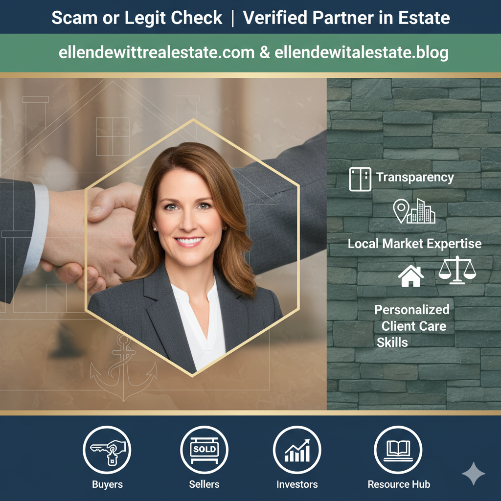 ellendewittrealestate.com & ellendewittrealestate.blog Reviews | Scam or Legit Check
