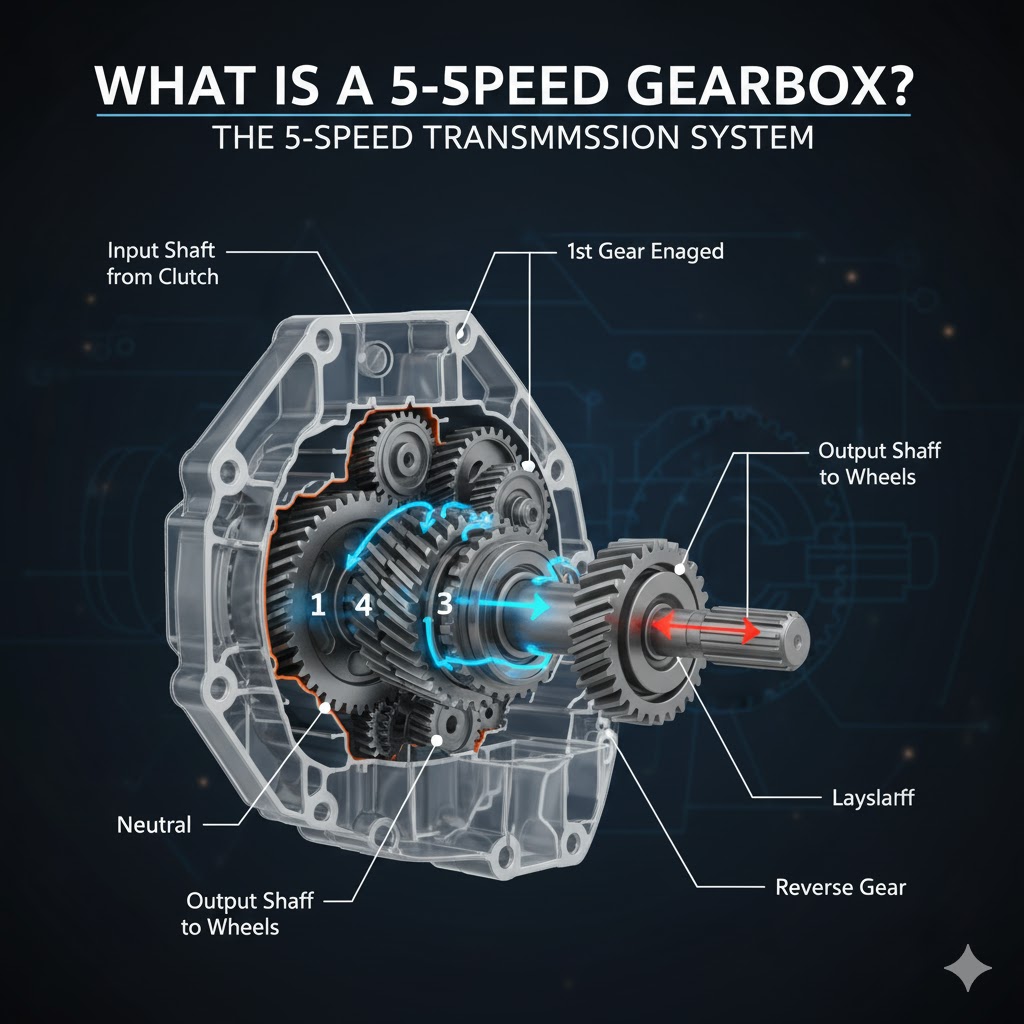 What Is a 5-Speed Gearbox? The 5-Speed Transmission System