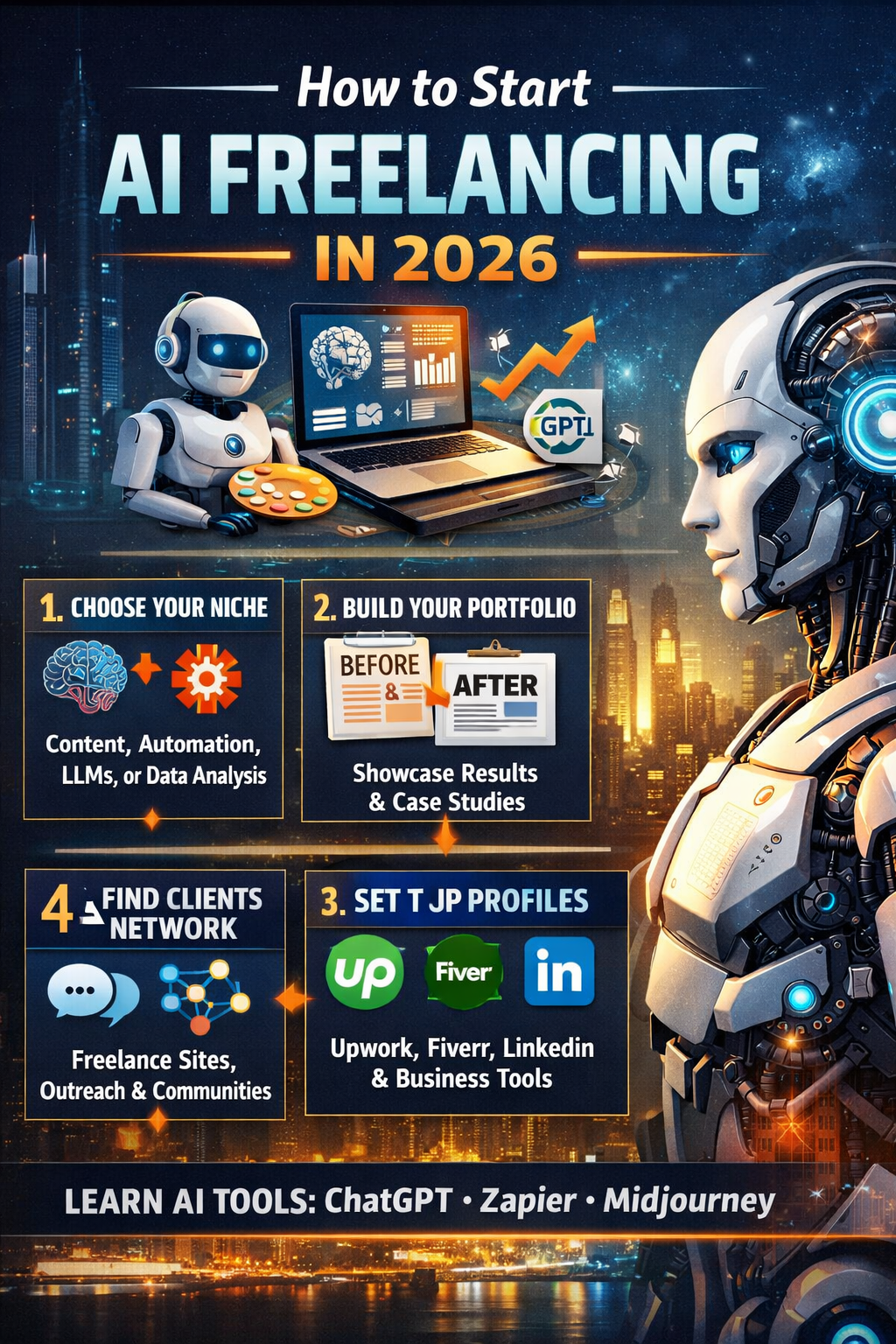 How to Start AI Freelancing Step by Step in 2026