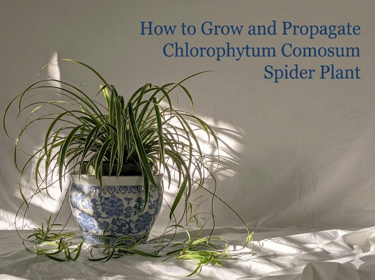 How to Grow and Propagate Chlorophytum Comosum Spider Plant